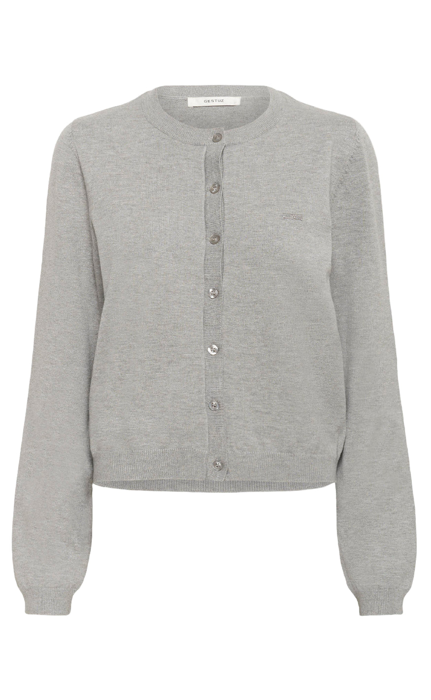 Gestuz Cardigan Talla Medium Grey Melange