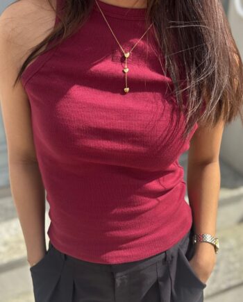 Gestuz Top Drew Logo     Cabernet