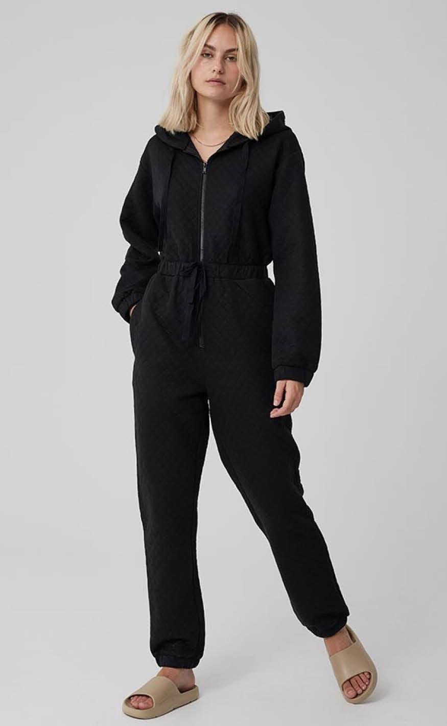 Global Funk Buksedragt Alvia Black