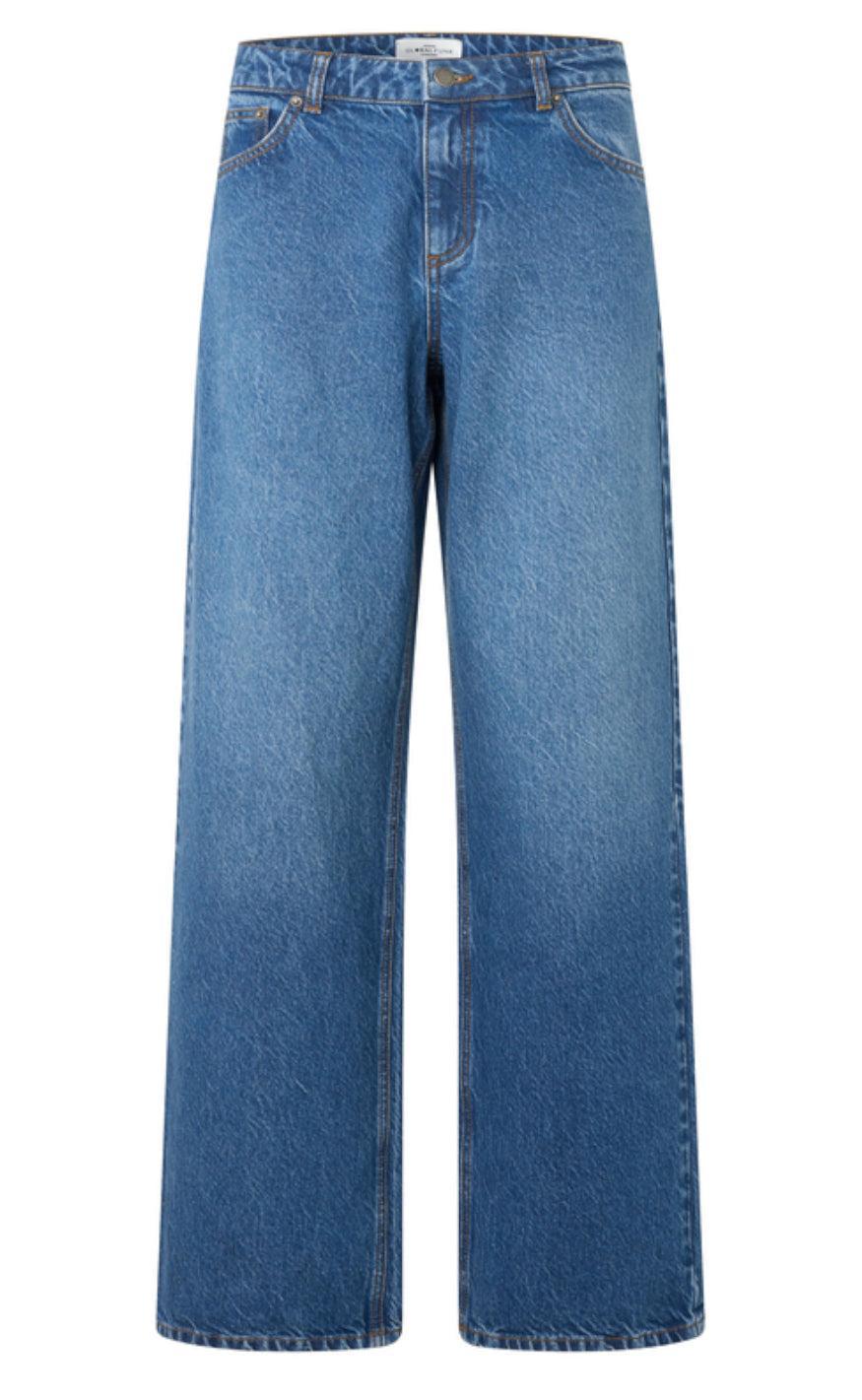 Global Funk Bukser Cadian-  Vintage Blue Wash
