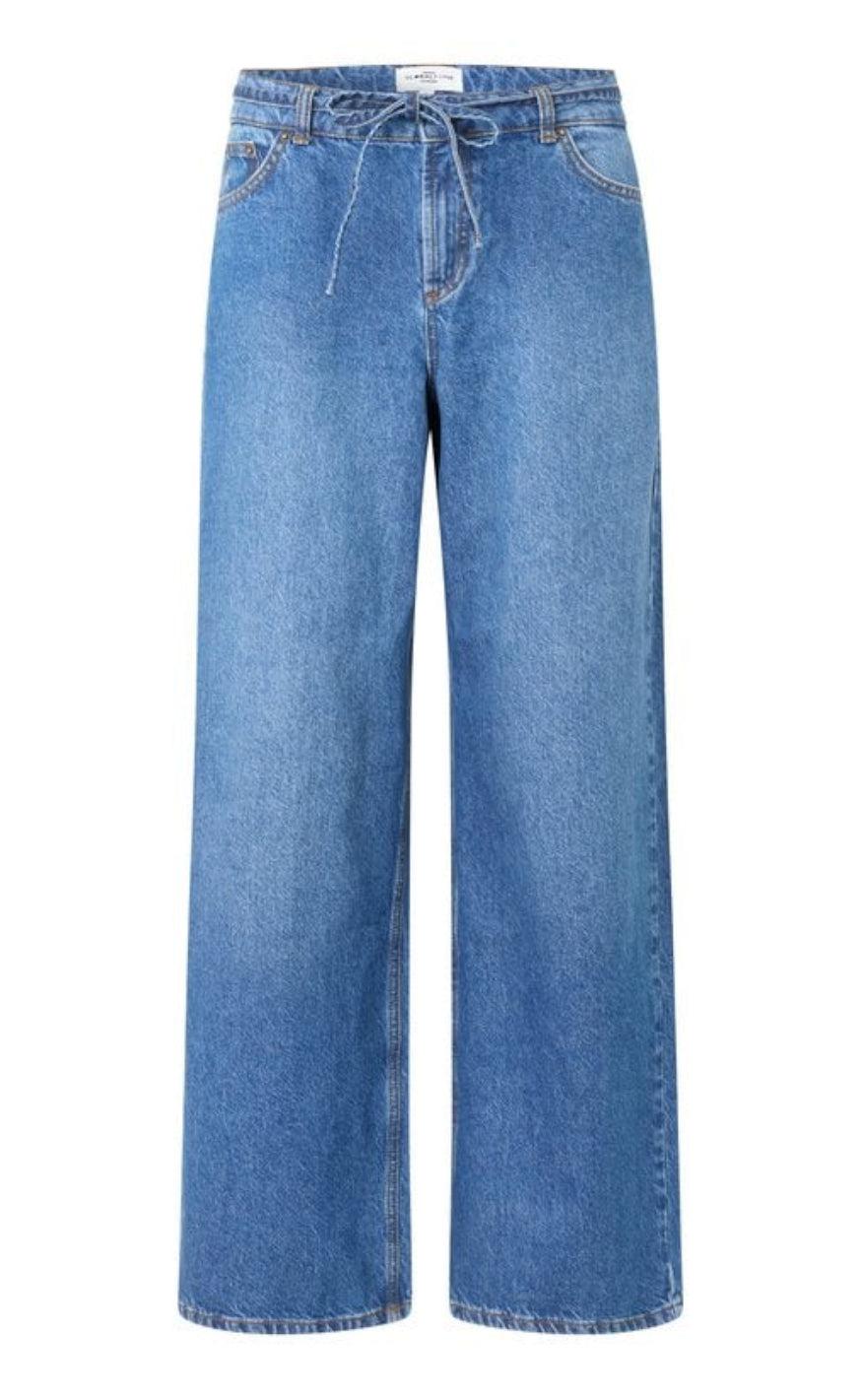 Global Funk Bukser Pixann-  Vintage Blue Wash