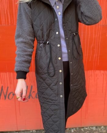 Global Funk Jakke Marguire Teddy Grey Black