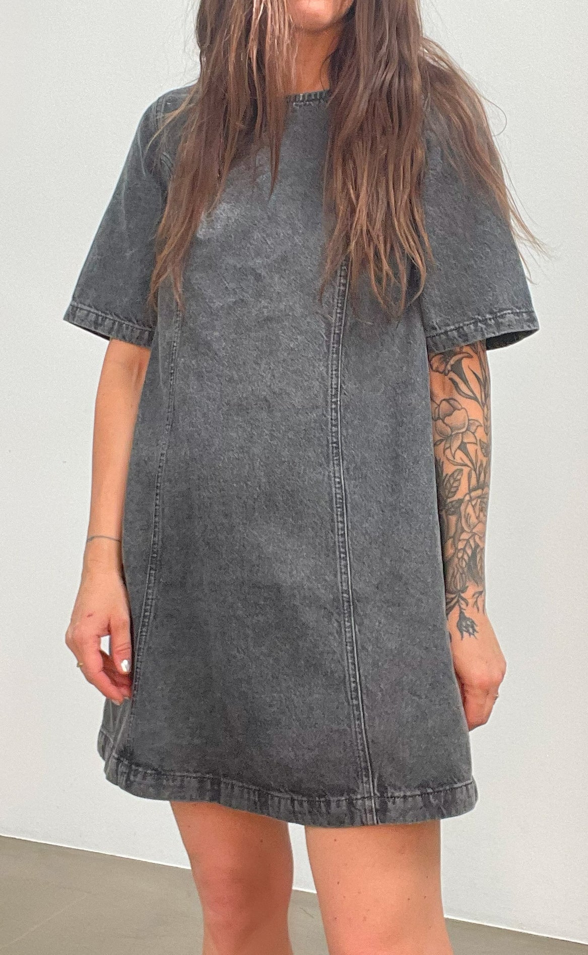 Global Funk Kjole Faunea Demon Grey