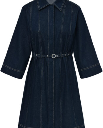 Global Funk Kjole Jemina-  Dark Unwashed Denim