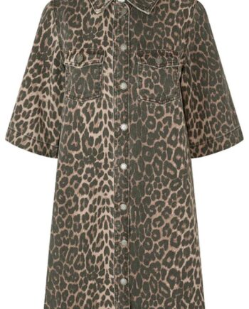 Global Funk Kjole Mira-  Leopard Mist