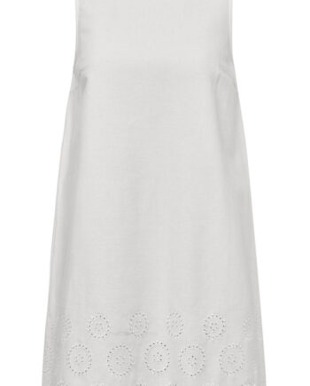 Global Funk Kjole Rhiann Scallop-  White