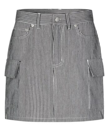 Global Funk Nederdel Sanya-  Navy White Stripe