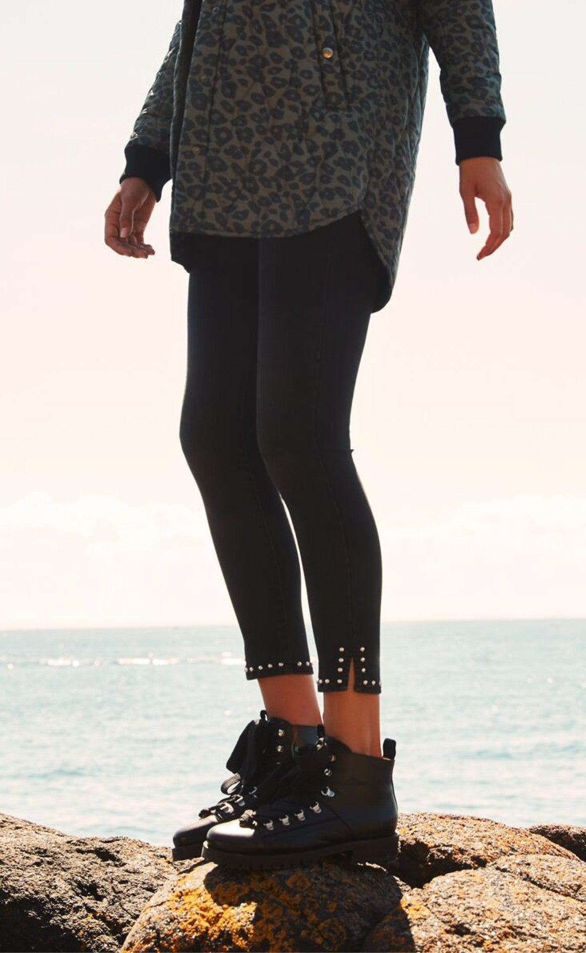 Global Funk One Stud Jeans Asphalt Black