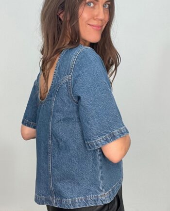 Global Funk Top Ananea Vintage Blue Wash