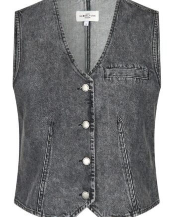 Global Funk Vest Flanina-  Demon Grey