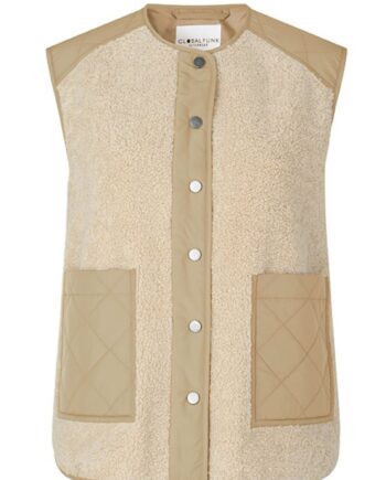 Global Funk Vest Vinson Teddy Sand Sugar Mix