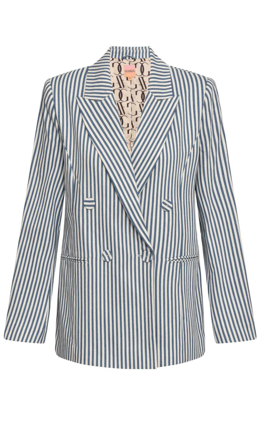 Gossia Blazer Magga Blue Creme Stripes