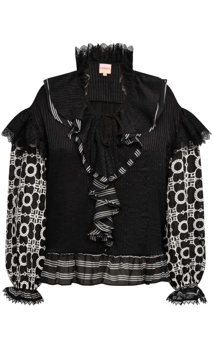Gossia Bluse Ninne Black Mix
