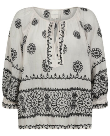 Gossia Bluse Syrene Off-white-black