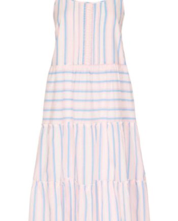 Gossia Kjole Emilia Blue-white-rose Stripe
