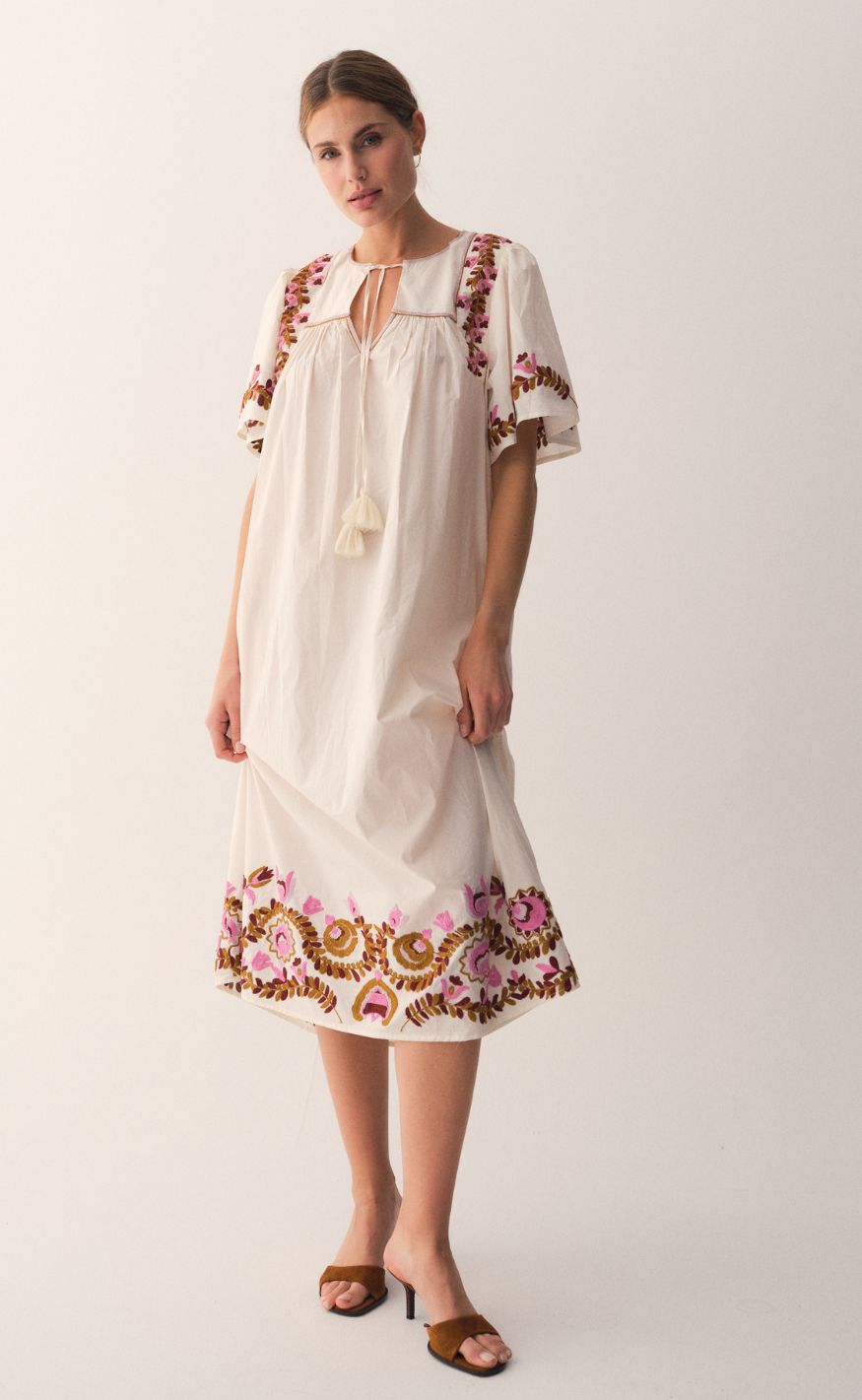 Gossia Kjole Gena Off-white