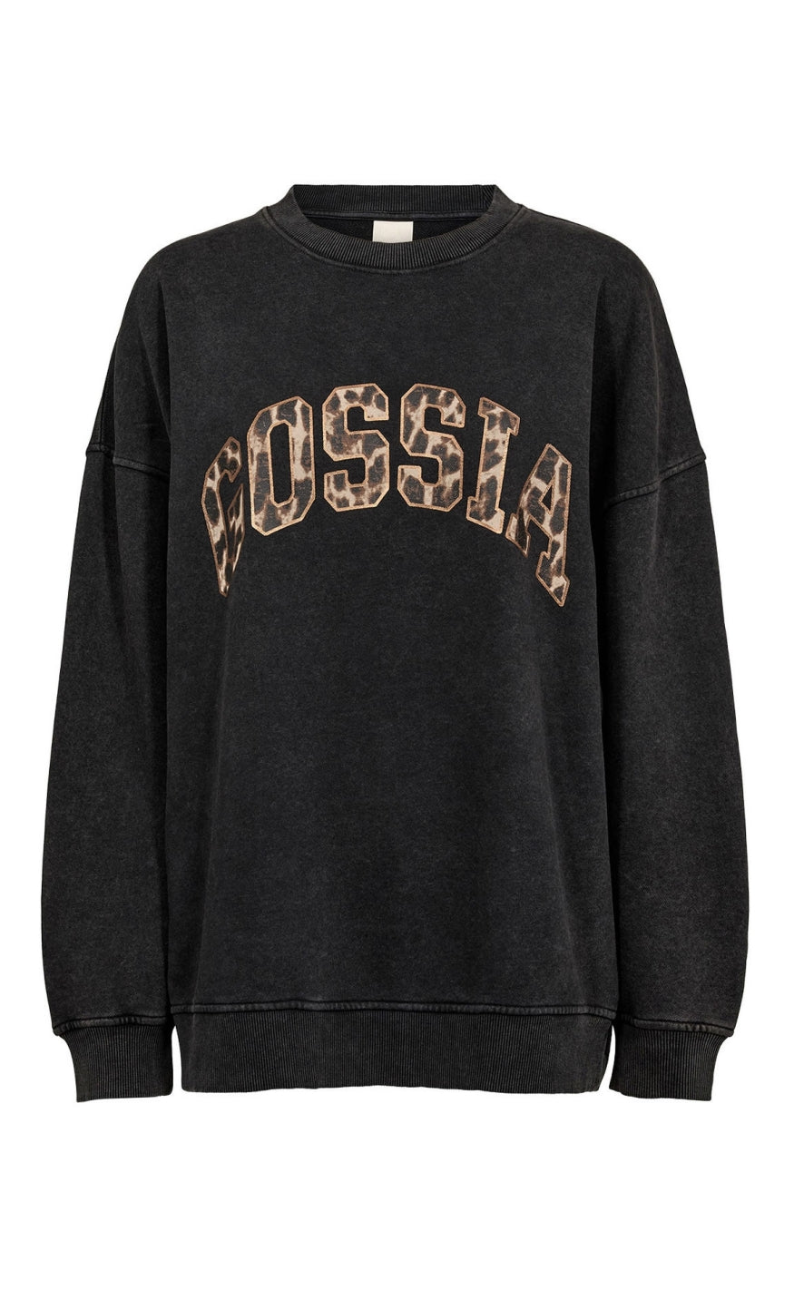 Gossia Sweatshirt Malin Black Washed