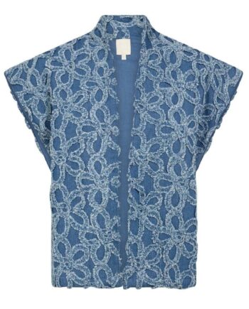 Gossia Vest Nena Denim Flowers