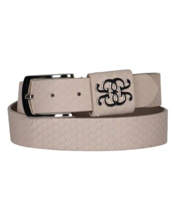 Gustav Bælte Carolina Leather Pearled Ivory