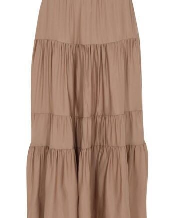 Gustav Nederdel Alice Long Frill Skirt Powder