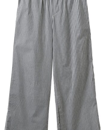 H2o Bukser Rønne Essential Black White Stripe