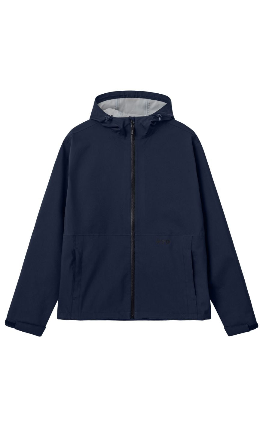 H2o Regnjakke Bornholm Navy