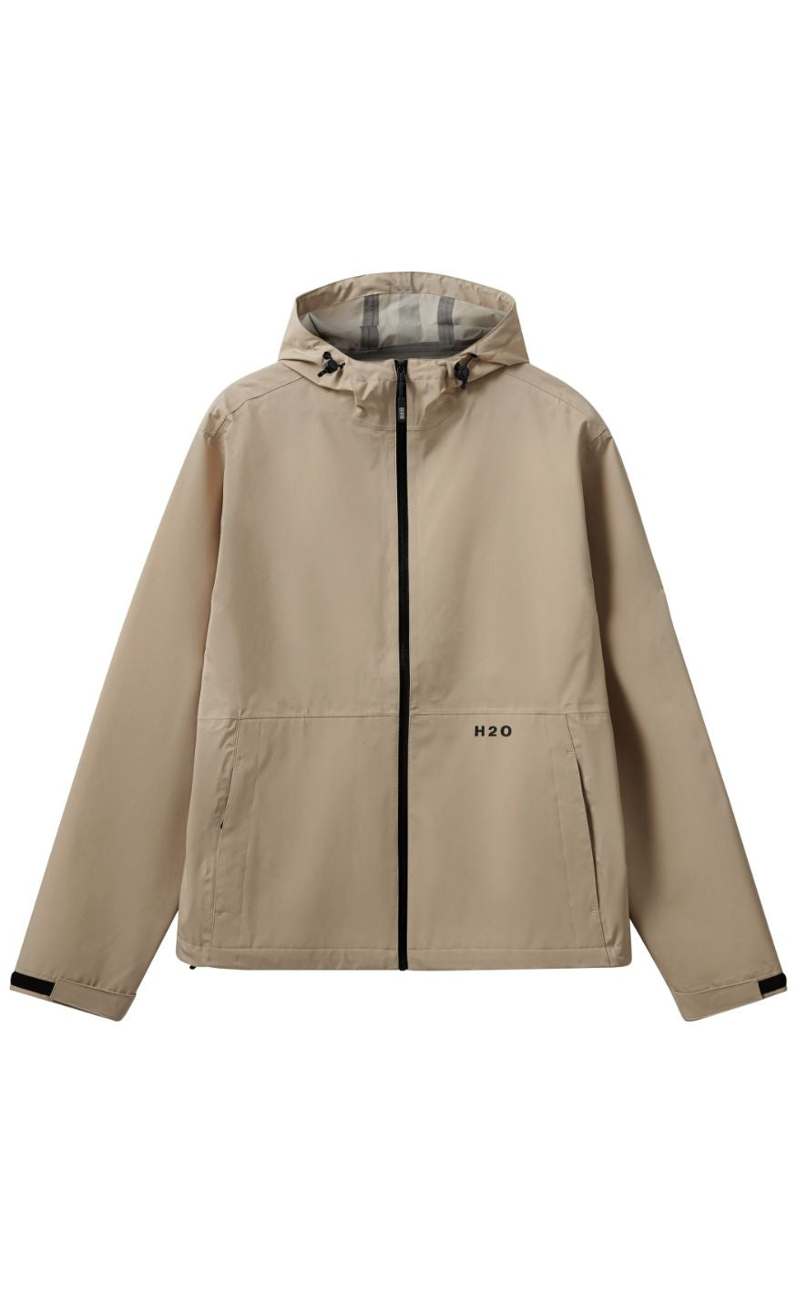 H2o Regnjakke Bornholm Warm Grey