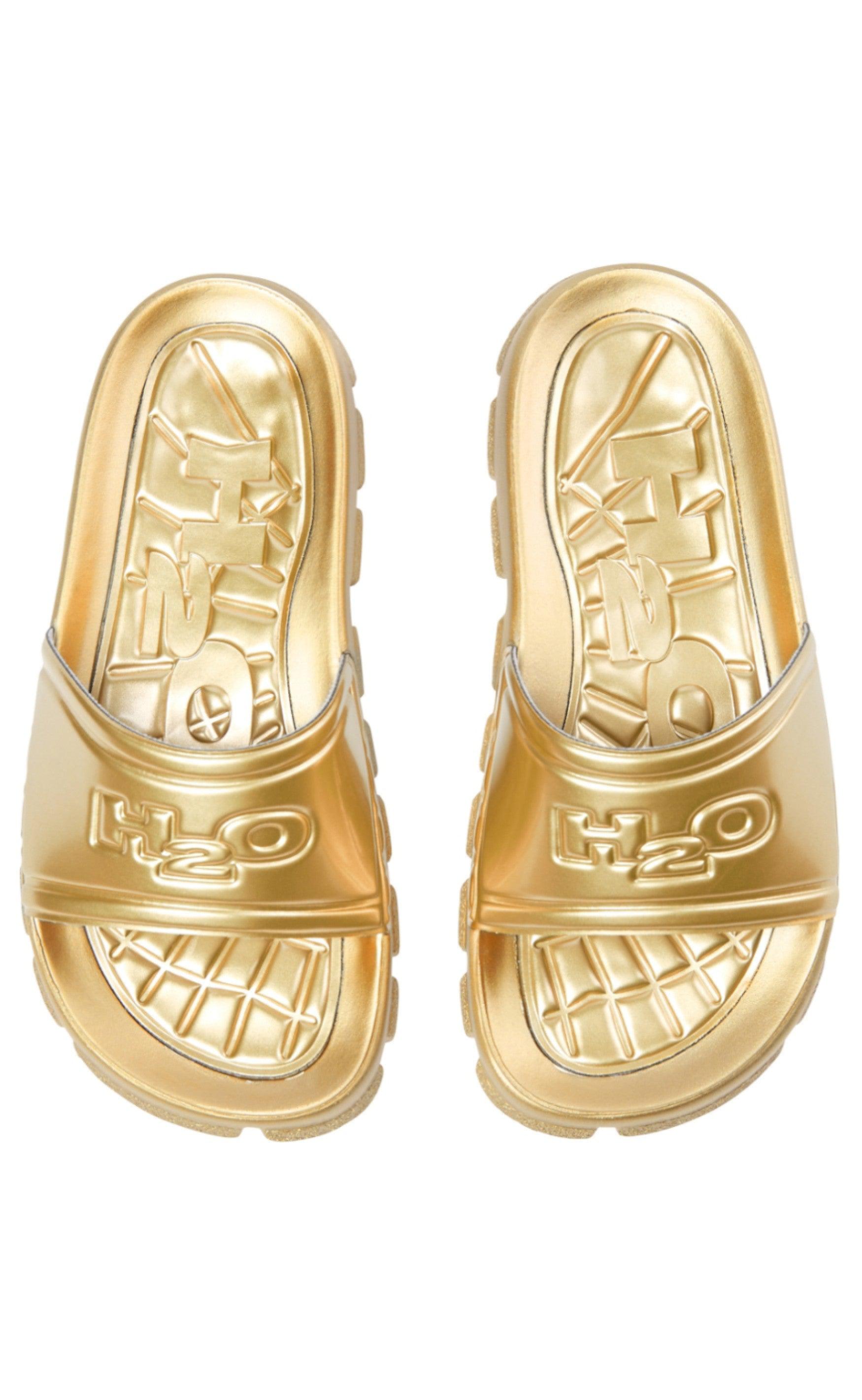 H2o Sandal Trek Lacquer Gold