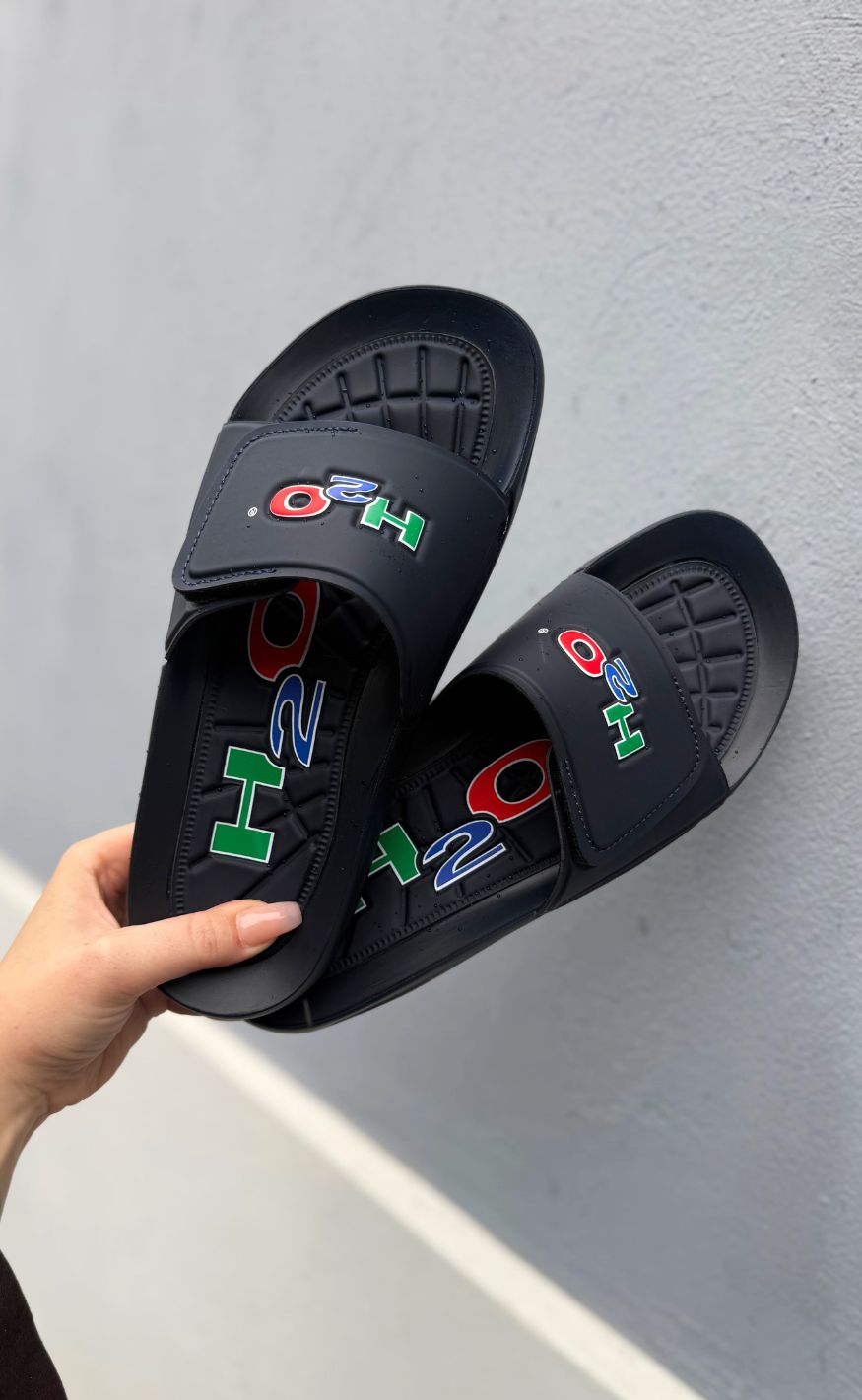 H2o Sandaler Bathshoe Navy