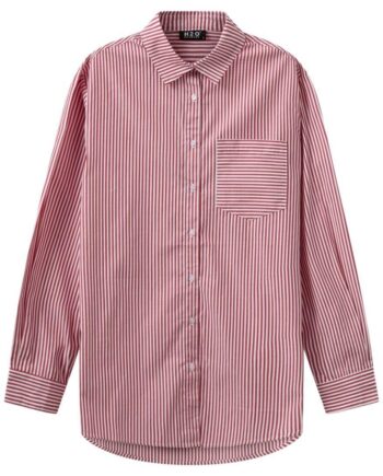 H2o Skjorte Rønne Essential Ls Red White