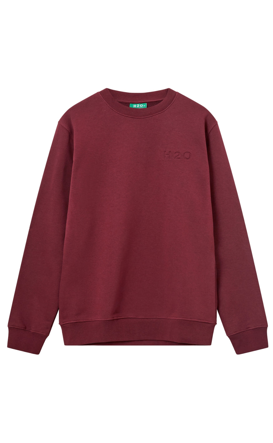 H2o Sweatshirt Langø Sweat 39 Neck Bordeaux