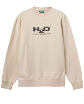 H2o Sweatshirt Logo Chalk Grey