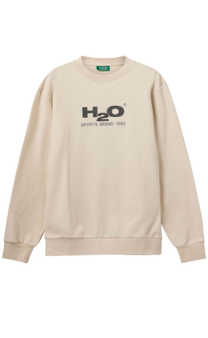 H2o Sweatshirt Logo Chalk Grey