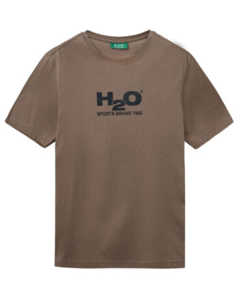H2o  -shirt Logo Dusty Oak Navy