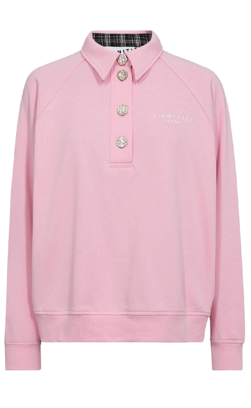 Haute   39 Amitié Bluse Polo Logo   Candyfloss