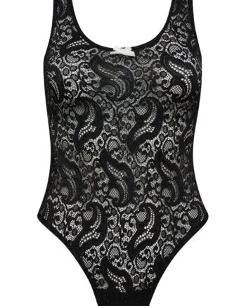 Haute   39 Amitié Bodystocking Summer Lace  Black