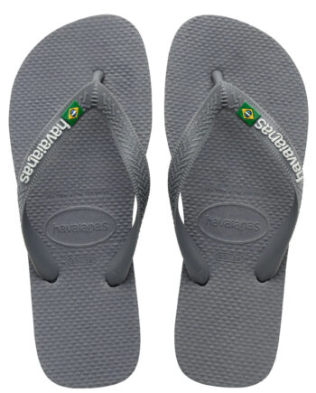 Havaianas Klipklapper   Sandal Brasil Logo Steel Grey