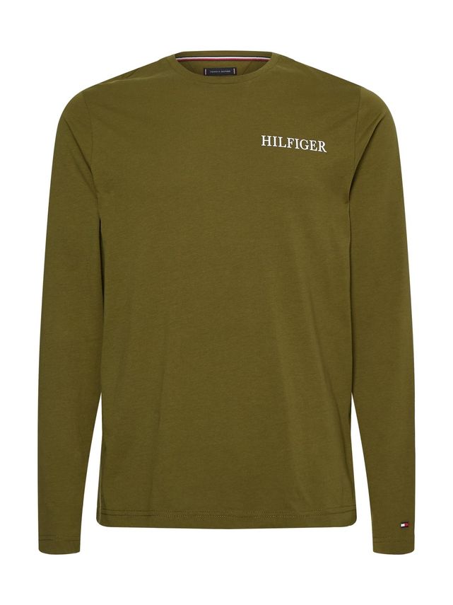 Hilfiger Logo On Back Ls Tee
