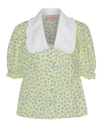 Hunkøn Bluse Cecilia Yellow Floral