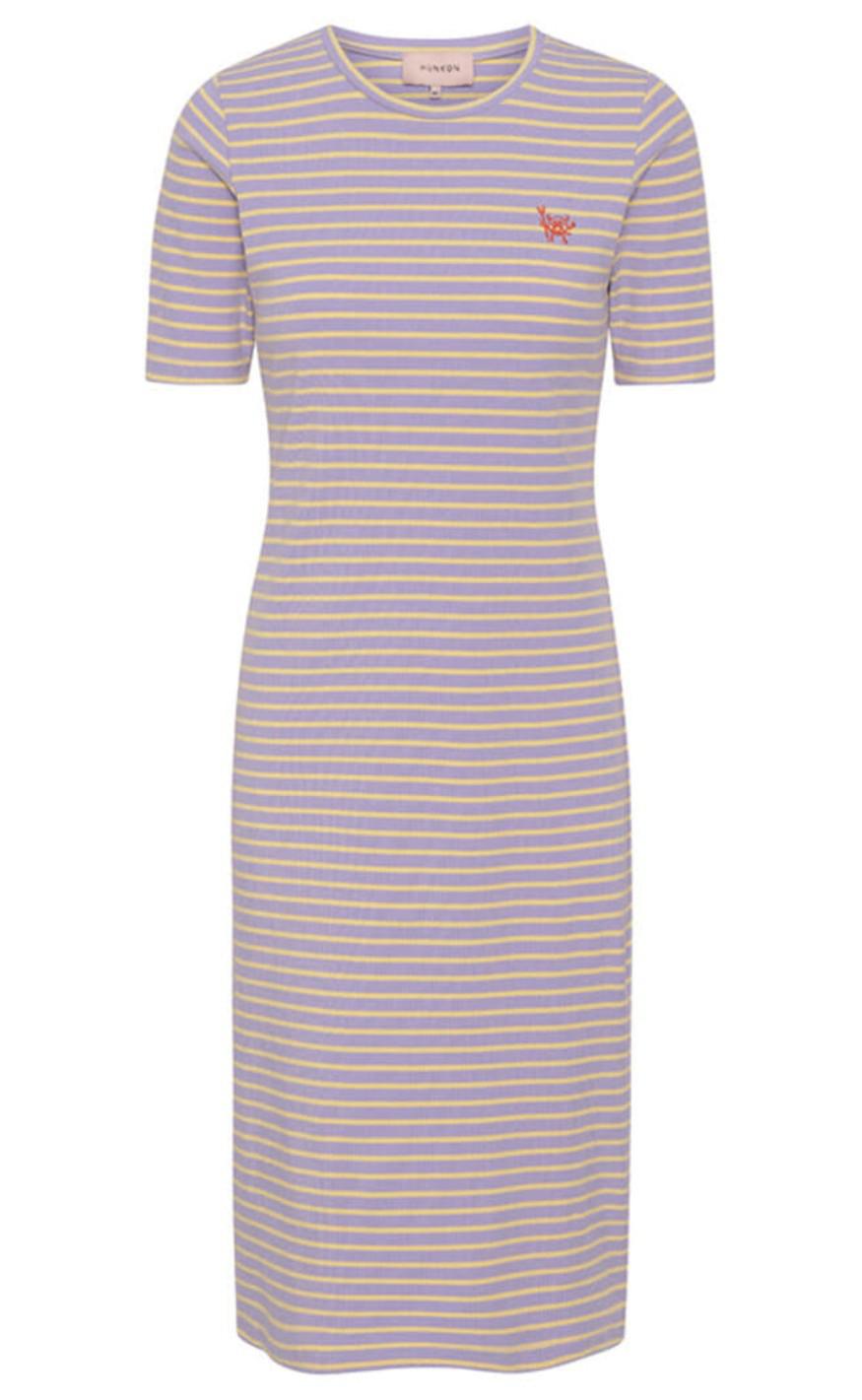 Hunkøn Kjole Felipa Lavender Striped