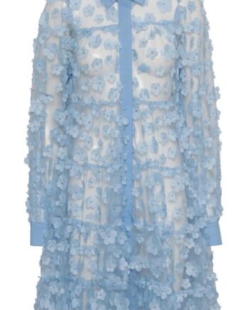 Hunkøn Kjole Florentina Layer Light Blue