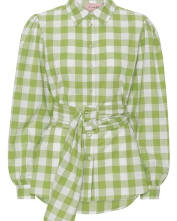 Hunkøn Skjorte Geira Green Checked