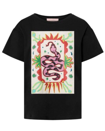 Hunkøn  -shirt Spirit Snake Black