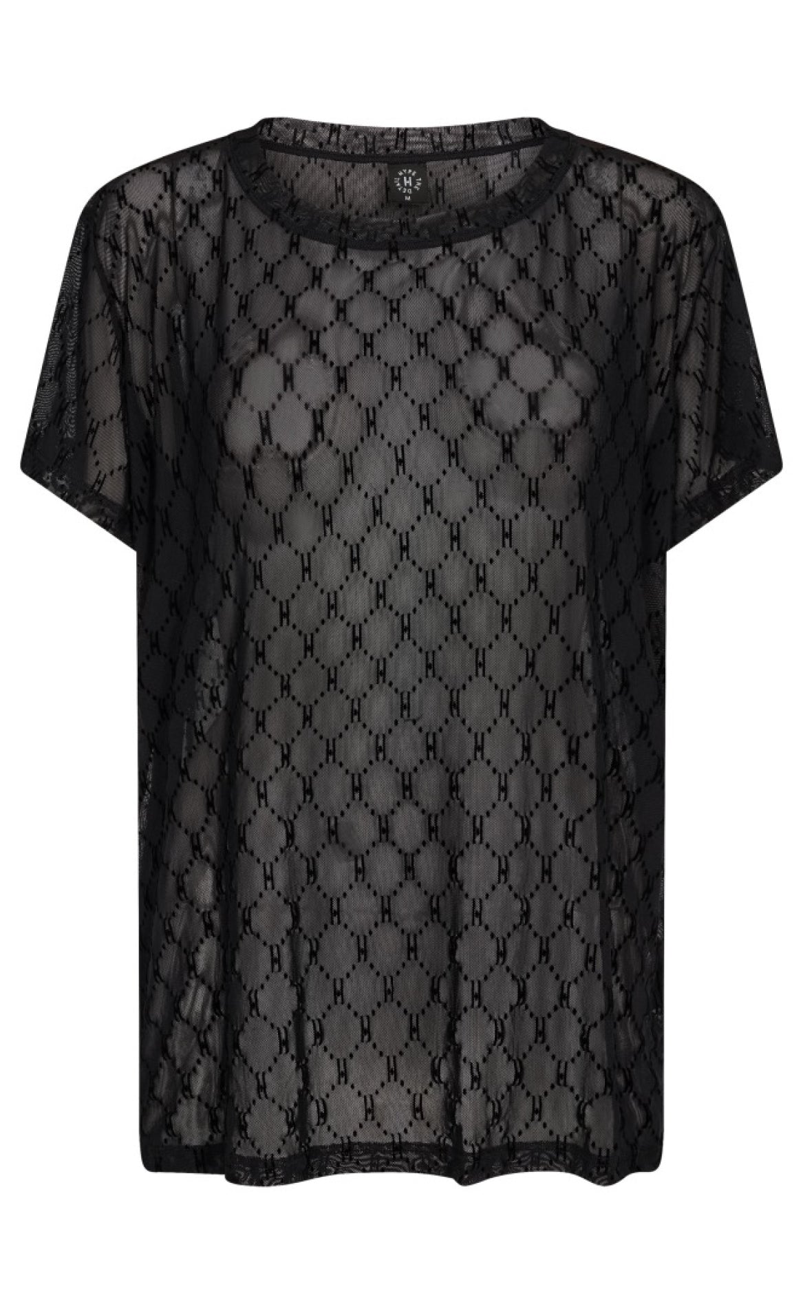 Hype The Detail Bluse Oversize Mesh Black