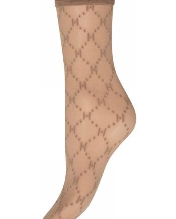 Hype The Detail Strømper Logo 25 Denier Beige