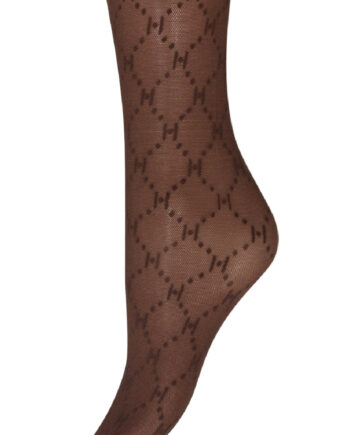 Hype The Detail Strømper Logo 25 Denier Brown