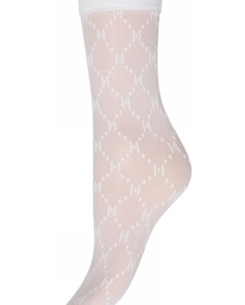 Hype The Detail Strømper Logo 25 Denier White White