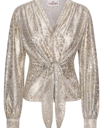 Karmamia Copenhagen Bluse Rio White Leo