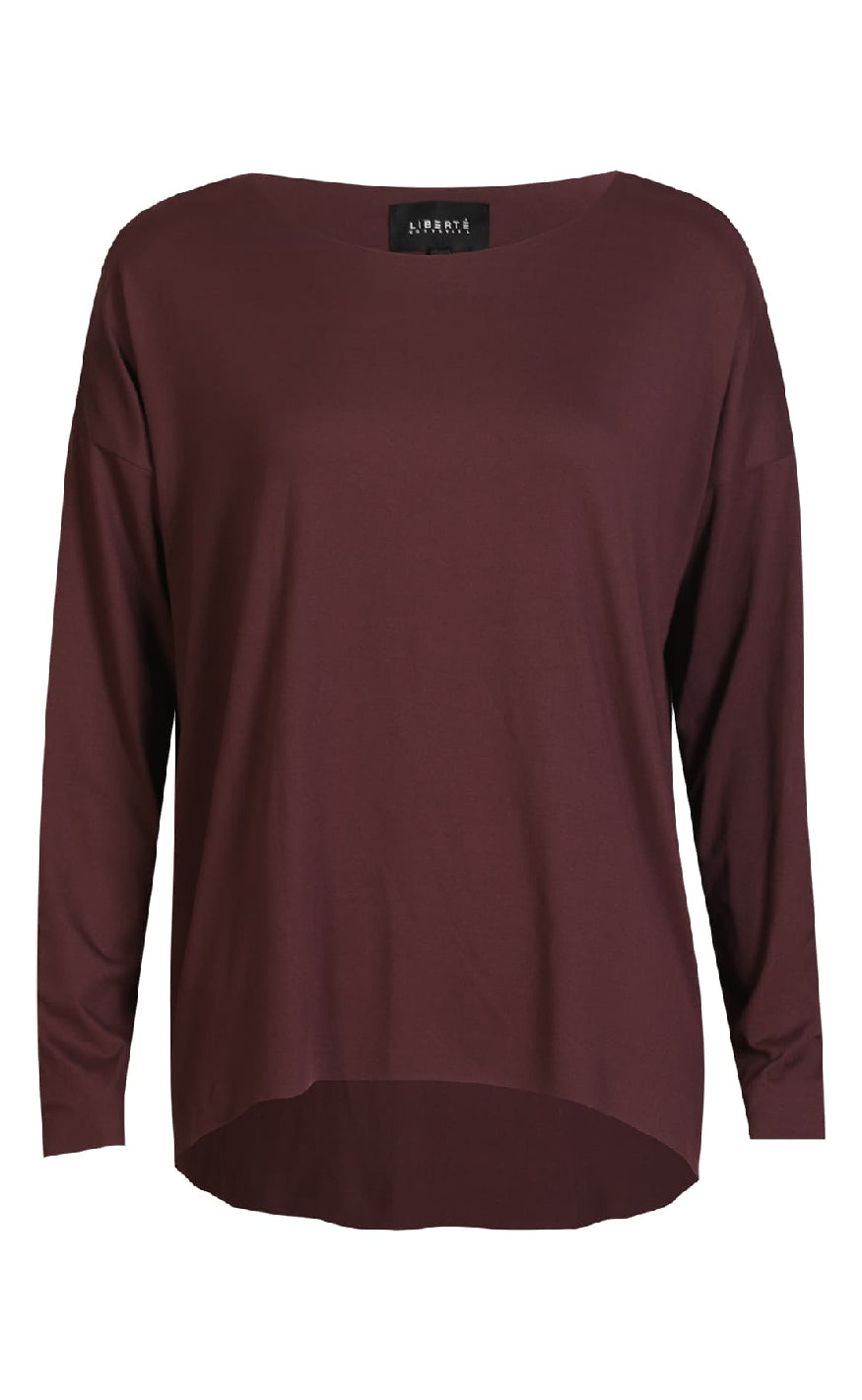 Liberte Bluse Alma Bordeaux