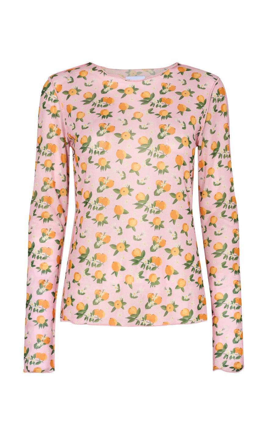 Liberte Bluse Mesh Orange Fruity